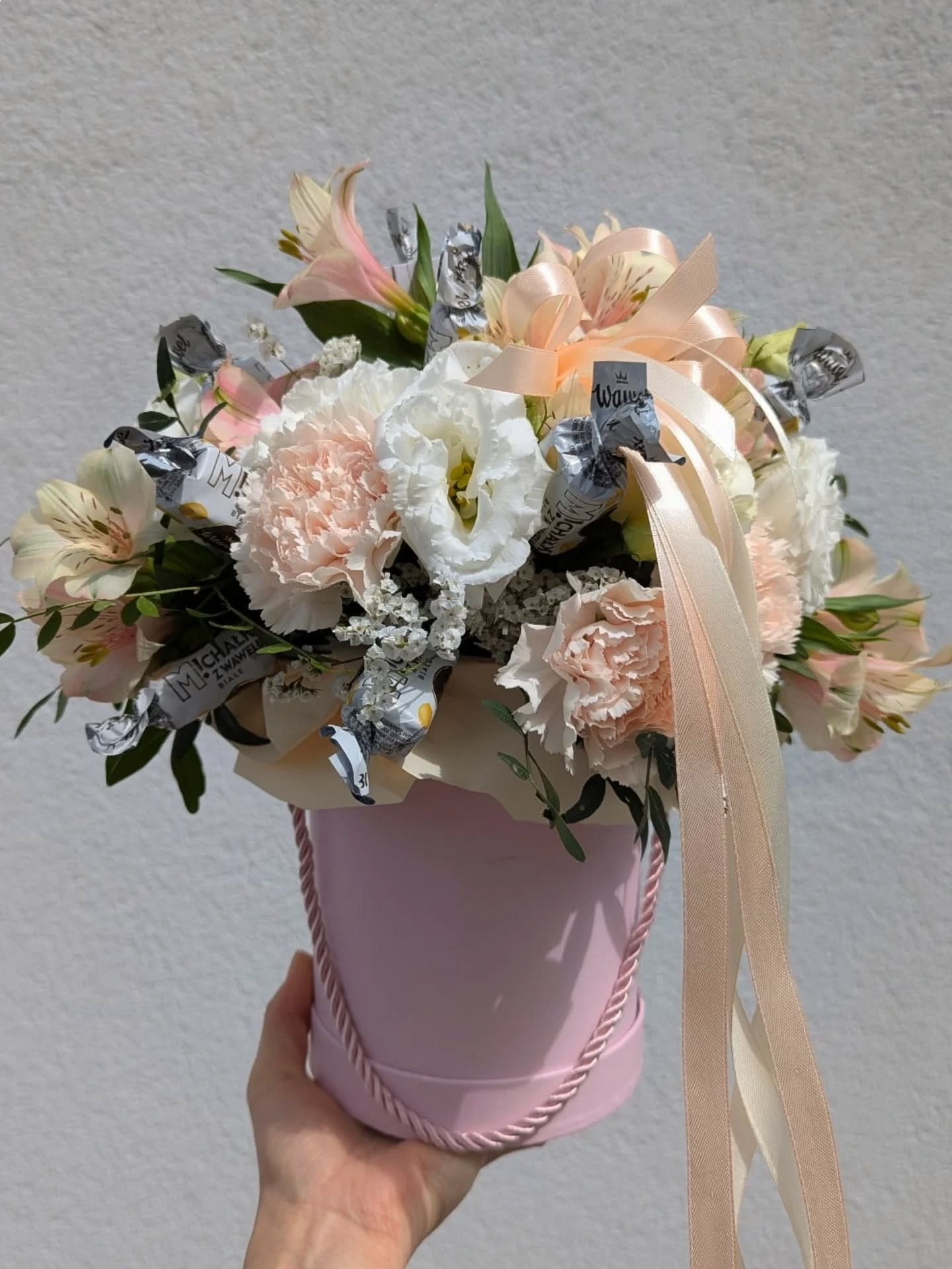 Flowerbox w eleganckim pudełku